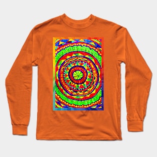 Fractal Spirals Long Sleeve T-Shirt